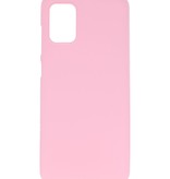 Color TPU Case for Samsung Galaxy A71 Pink