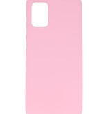 Color TPU Hoesje voor Samsung Galaxy A71 Roze