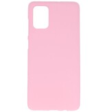 Funda de TPU en color para Samsung Galaxy A71 Rosa