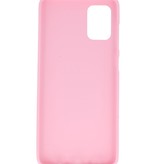 Funda de TPU en color para Samsung Galaxy A71 Rosa