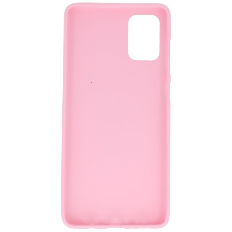 Coque en TPU couleur pour Samsung Galaxy A71 Rose
