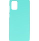 Farve TPU taske til Samsung Galaxy A71 turkis