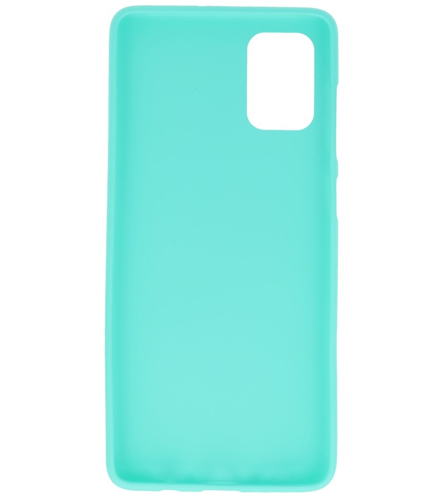Farbige TPU-Hülle für Samsung Galaxy A71 Türkis