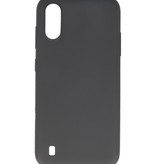 Coque TPU couleur pour Samsung Galaxy A01 Noir
