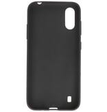 Coque TPU couleur pour Samsung Galaxy A01 Noir