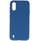 Farbige TPU-Hülle für Samsung Galaxy A01 Navy