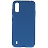 Funda de TPU en color para Samsung Galaxy A01 Azul marino
