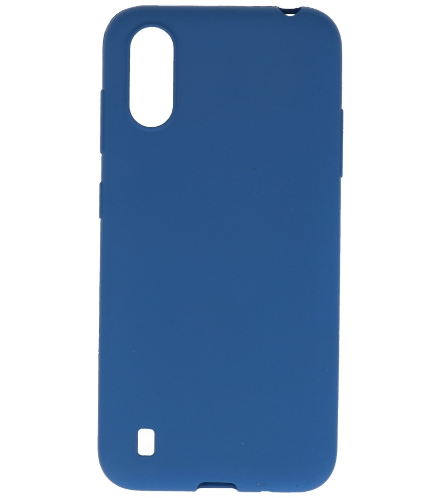 Color TPU Case for Samsung Galaxy A01 Navy