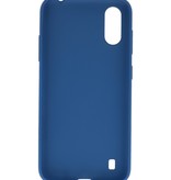 Color TPU Hoesje voor Samsung Galaxy A01 Navy