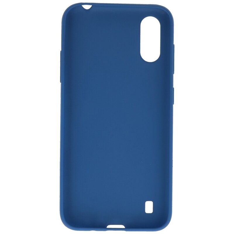 Custodia in TPU a colori per Samsung Galaxy A01 Navy