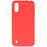 Color TPU Hoesje voor Samsung Galaxy A01 Rood