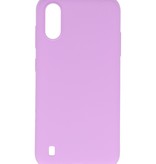 Color TPU Hoesje voor Samsung Galaxy A01 Paars