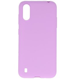 Coque en TPU couleur pour Samsung Galaxy A01 Violet