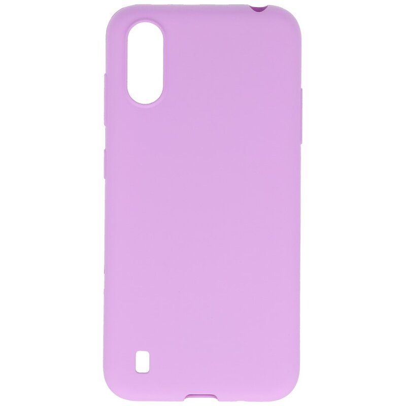 Farbige TPU-Hülle für Samsung Galaxy A01 Lila