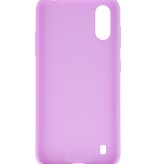 Farve TPU taske til Samsung Galaxy A01 Purple