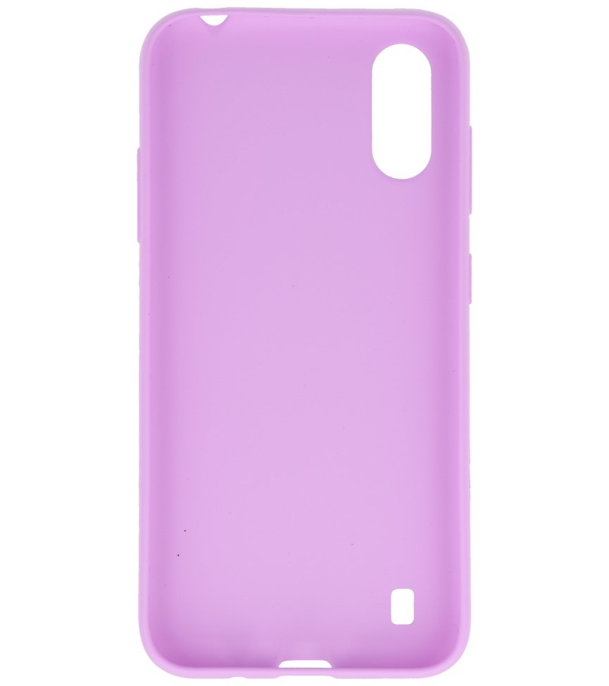 Coque en TPU couleur pour Samsung Galaxy A01 Violet