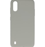 Color TPU Case for Samsung Galaxy A01 Gray