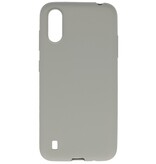Color TPU Case for Samsung Galaxy A01 Gray