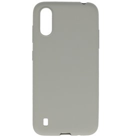 Funda de TPU en color para Samsung Galaxy A01 Gris