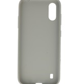 Color TPU Hoesje voor Samsung Galaxy A01 Grijs