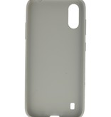 Coque en TPU couleur pour Samsung Galaxy A01 Gris