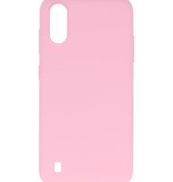 Color TPU Case for Samsung Galaxy A01 Pink