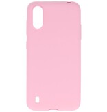 Funda de TPU en color para Samsung Galaxy A01 Rosa