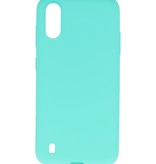 Color TPU Hoesje voor Samsung Galaxy A01 Turquoise