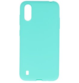 Custodia in TPU a colori per Samsung Galaxy A01 Turchese