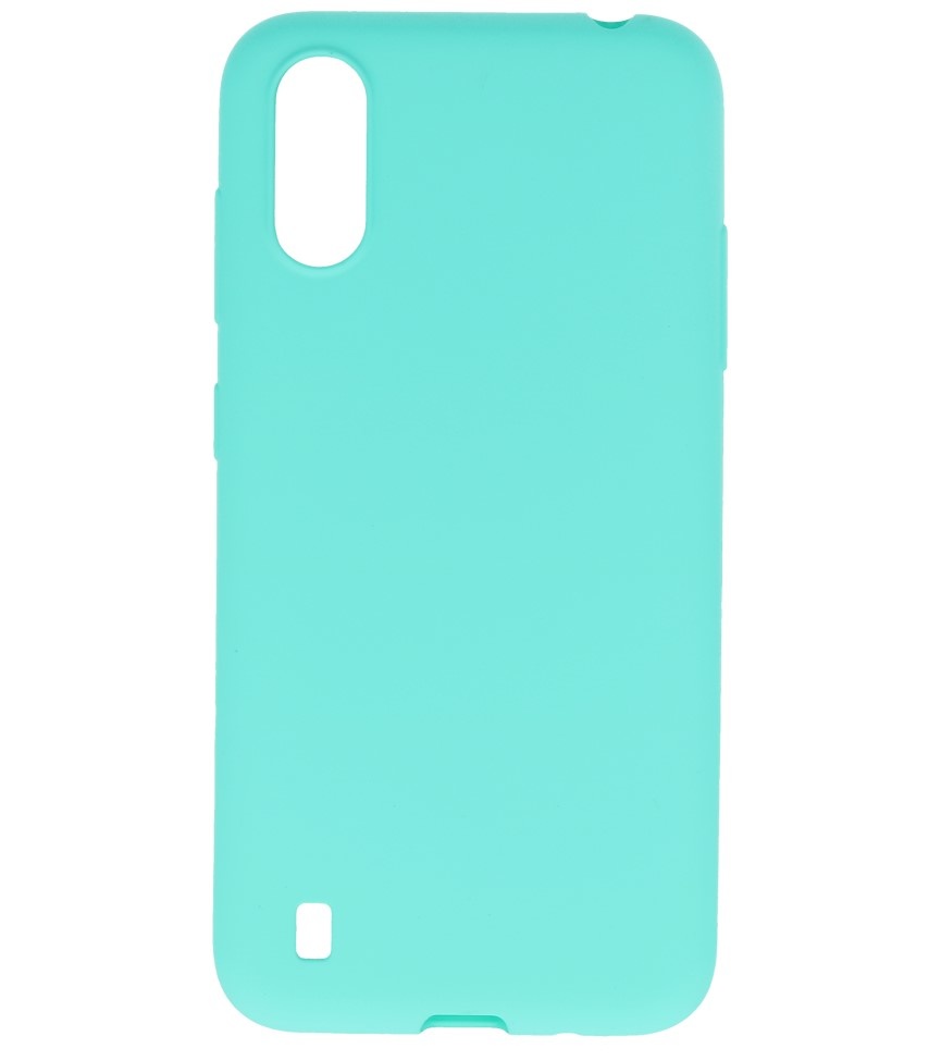 Funda de TPU en color para Samsung Galaxy A01 Turquesa