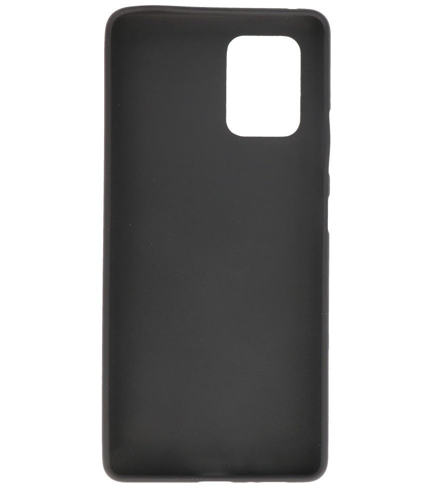 Farve TPU taske til Samsung Galaxy S10 Lite Sort