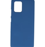 Farve TPU taske til Samsung Galaxy S10 Lite Navy