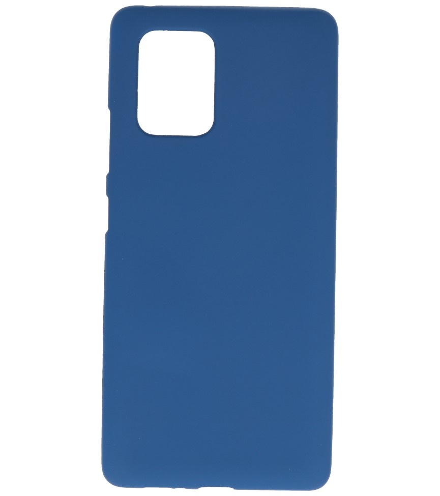 Coque en TPU couleur pour Samsung Galaxy S10 Lite Navy