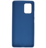 Farve TPU taske til Samsung Galaxy S10 Lite Navy