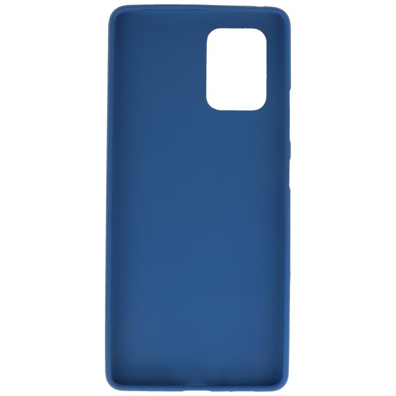 Funda de TPU en color para Samsung Galaxy S10 Lite Azul marino