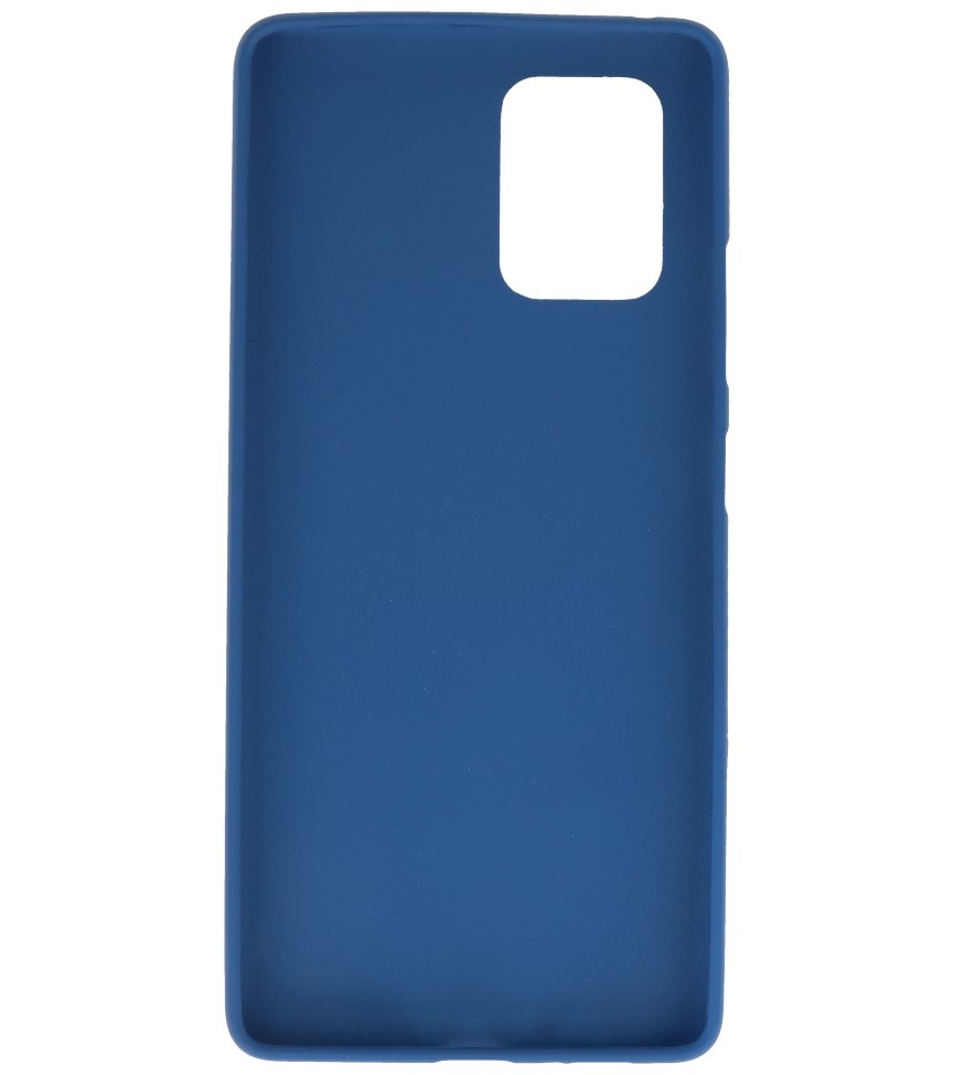 Funda de TPU en color para Samsung Galaxy S10 Lite Azul marino