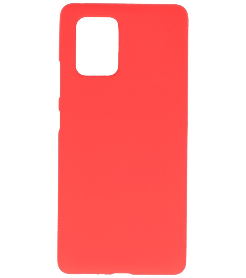 Color TPU Hoesje voor Samsung Galaxy S10 Lite Rood