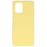 Farve TPU taske til Samsung Galaxy S10 Lite Yellow