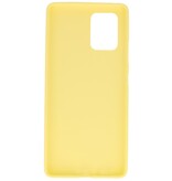 Color TPU Case for Samsung Galaxy S10 Lite Yellow