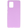 Funda de TPU en color para Samsung Galaxy S10 Lite Púrpura