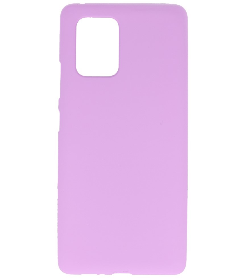 Color TPU Hoesje voor Samsung Galaxy S10 Lite Paars