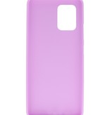 Custodia in TPU a colori per Samsung Galaxy S10 Lite viola