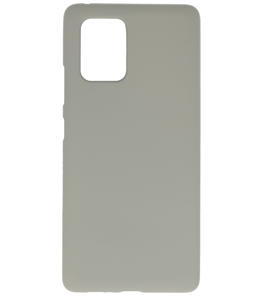 Custodia in TPU a colori per Samsung Galaxy S10 Lite grigia