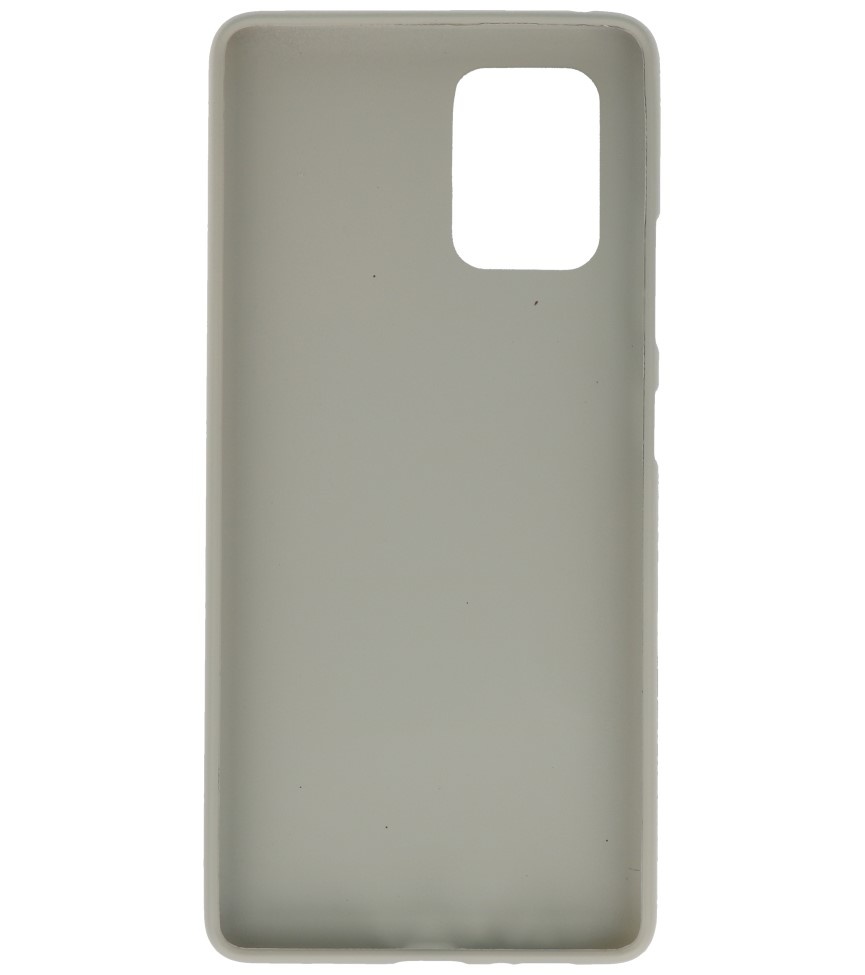 Coque en TPU couleur pour Samsung Galaxy S10 Lite Gris