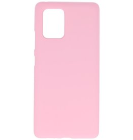 Farbige TPU-Hülle für Samsung Galaxy S10 Lite Pink