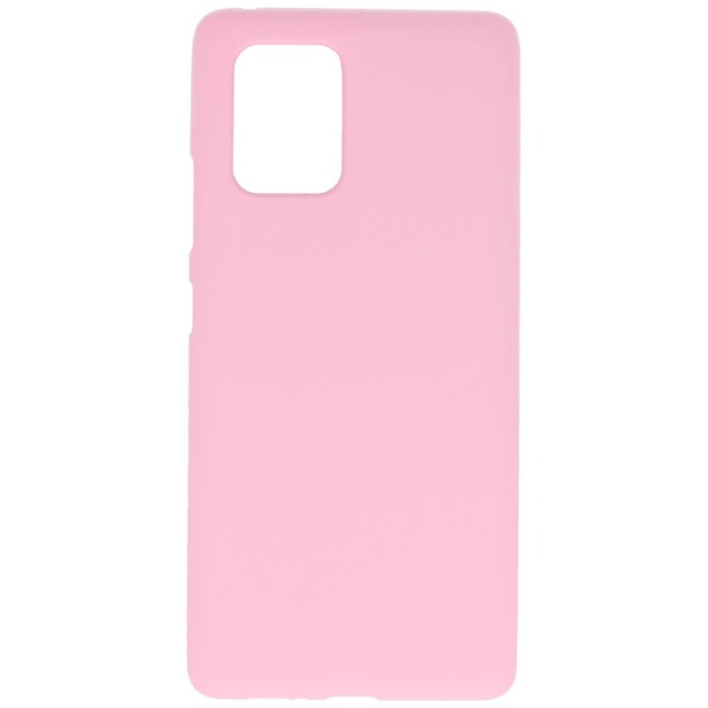Custodia in TPU a colori per Samsung Galaxy S10 Lite rosa