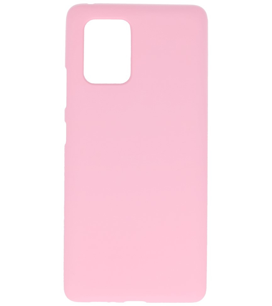 Color TPU Hoesje voor Samsung Galaxy S10 Lite Roze