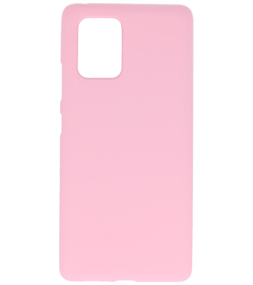 Custodia in TPU a colori per Samsung Galaxy S10 Lite rosa