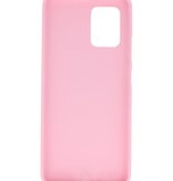 Custodia in TPU a colori per Samsung Galaxy S10 Lite rosa