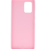 Farbige TPU-Hülle für Samsung Galaxy S10 Lite Pink